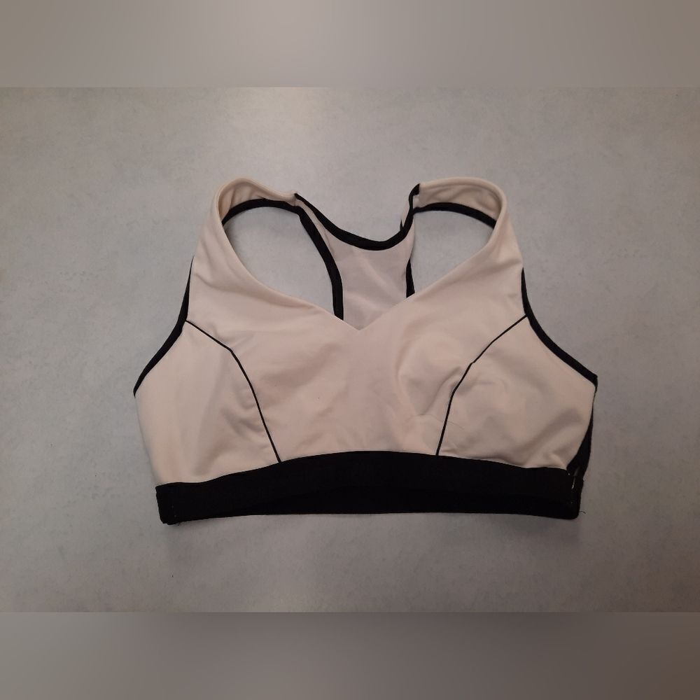 Shock Absorber Athletic White Racerback Running Sports Bra 36C